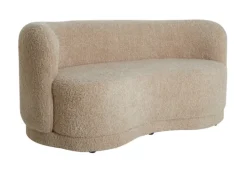 Light & Living Organische Bank|Bank Amelie Teddy, 175cm Beige