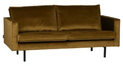 WOOOD Rechte Bank|Bank Rodeo 2,5 zits, Velvet, kleur Honey (geel)