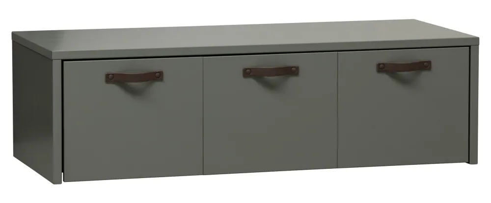 vtwonen Halbanken|Bank Stage met 3 laden Groen