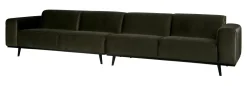 WOOOD Rechte Bank|Bank Statement XXL 372cm, Velvet