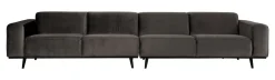 WOOOD Rechte Bank|Bank Statement XXL 372cm, Velvet