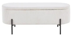 Artistiq Living Halbanken|Bankje Arissa Rib, 110cm