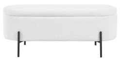 Artistiq Living Halbanken|Bankje Clent Bouclé, 110cm