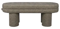 Dutchbone Eetkamerbanken|Bankje Fern Bouclé, 110cm