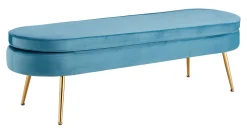 Artistiq Living Halbanken|Bankje Ignacio Velvet, 143cm