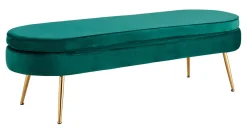 Artistiq Living Halbanken|Bankje Ignacio Velvet, 143cm