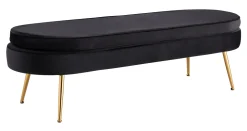 Artistiq Living Halbanken|Bankje Ignacio Velvet, 143cm