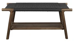 Dutchbone Halbanken|Bankje Kintaro Eikenhout en touw