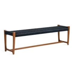 Jesper Home Tuinbanken|Bankje Kuwana Amber Teakhout, kleur Indigo