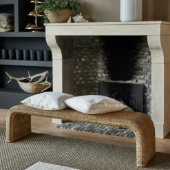 Rivièra Maison Halbanken|Eetkamerbanken|Bankje Santos Rattan, 160cm