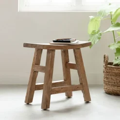 MUST Living Halbanken|Bankje Shanghai Teakhout, 50cm