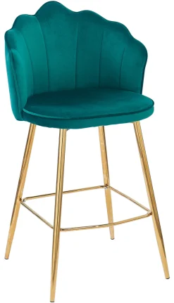 Artistiq Living Barkruk Met Rugleuning|Barkruk Alexander Velvet (zithoogte 68cm)