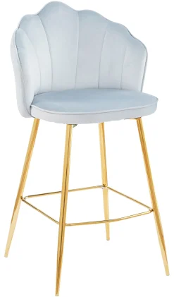 Artistiq Living Barkruk Met Rugleuning|Barkruk Alexander Velvet (zithoogte 68cm)