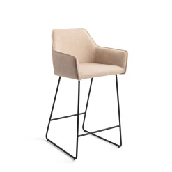 Jesper Home Barkruk Met Rugleuning|Barkruk Hofu Slide Black (zithoogte 65cm)