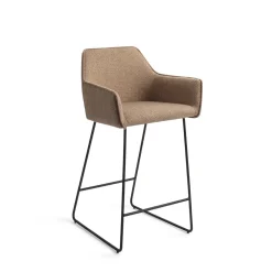 Jesper Home Barkruk Met Rugleuning|Barkruk Hofu Slide Black (zithoogte 65cm)