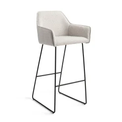 Jesper Home Barkruk Met Rugleuning|Barkruk Hofu Slide Black (zithoogte 75cm)