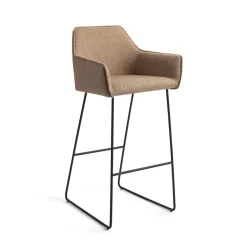 Jesper Home Barkruk Met Rugleuning|Barkruk Hofu Slide Black (zithoogte 75cm)