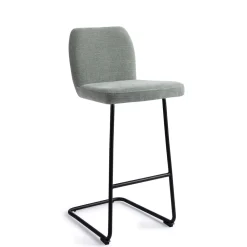 Jesper Home Barkruk Met Rugleuning|Barkruk Ikata Arch Black (zithoogte 75cm)