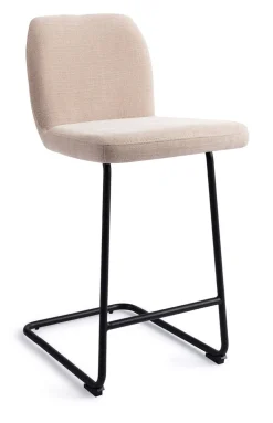 Jesper Home Barkruk Met Rugleuning|Barkruk Ikata Arch Black (zithoogte 65cm)