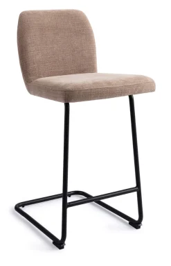 Jesper Home Barkruk Met Rugleuning|Barkruk Ikata Arch Black (zithoogte 65cm)