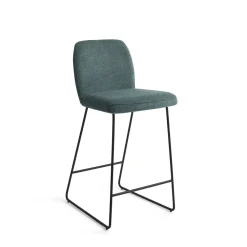 Jesper Home Barkruk Met Rugleuning|Barkruk Ikata Slide Black (zithoogte 65cm)