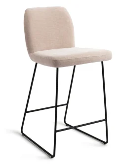 Jesper Home Barkruk Met Rugleuning|Barkruk Ikata Slide Black (zithoogte 65cm)