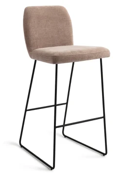 Jesper Home Barkruk Met Rugleuning|Barkruk Ikata Slide Black (zithoogte 75cm)