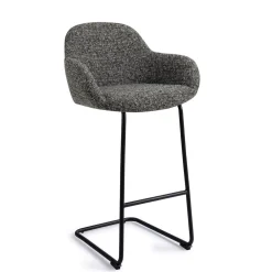 Jesper Home Barkruk Met Rugleuning|Barkruk Kushi Arch Black (zithoogte 78cm)