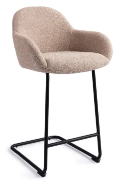 Jesper Home Barkruk Met Rugleuning|Barkruk Kushi Arch Black (zithoogte 68cm)