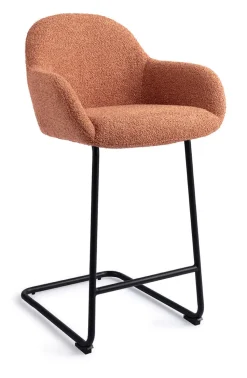 Jesper Home Barkruk Met Rugleuning|Barkruk Kushi Arch Black (zithoogte 68cm)