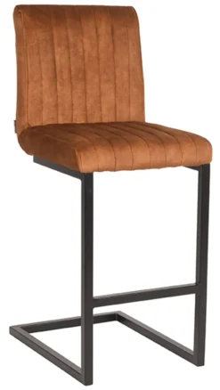 LABEL51 Barkruk Met Rugleuning|Barkruk Milo Velvet