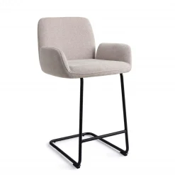 Jesper Home Barkruk Met Rugleuning|Barkruk Misaki Arch Black (zithoogte 66cm)