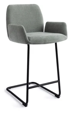 Jesper Home Barkruk Met Rugleuning|Barkruk Misaki Arch Black (zithoogte 66cm)