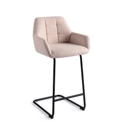 Jesper Home Barkruk Met Rugleuning|Barkruk Noto Arch Black (zithoogte 65cm)