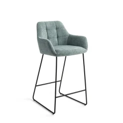 Jesper Home Barkruk Met Rugleuning|Barkruk Noto Slide Black (zithoogte 65cm)