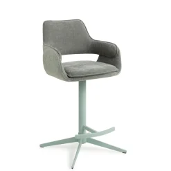 Jesper Home Barkruk Met Rugleuning|Barkruk Oketo Draaibaar (zithoogte 65cm)