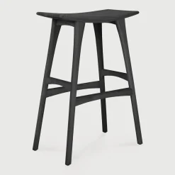 Ethnicraft Barkruk Hout|Barkruk Osso Hout (zithoogte 78cm)