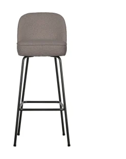 WOOOD Barkruk Met Rugleuning|Barkruk Vogue Bouclé (zithoogte 80cm)