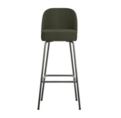 WOOOD Barkruk Met Rugleuning|Barkruk Vogue Woven (zithoogte 80cm)