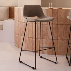 Kave Home Barkruk Met Rugleuning|Barkruk Zahara (zithoogte 65cm)