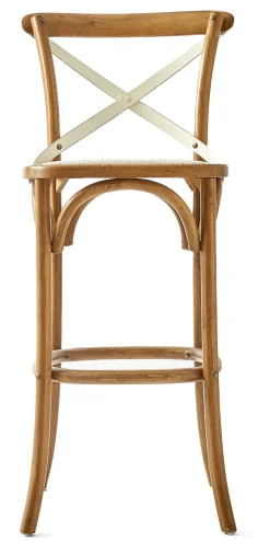 Rivièra Maison Barkruk Met Rugleuning|Barkruk Hout|Barstoel Saint Etienne