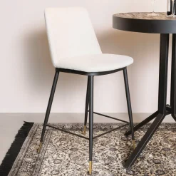 ZILT Barkruk Met Rugleuning|Barstoel Younes (zithoogte 65cm)