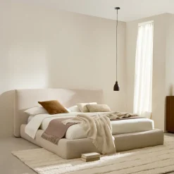 Kave Home Bedden & Boxsprings|Bed Blok kleur Ecru