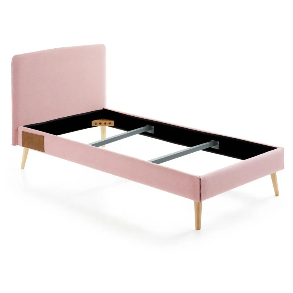 Kave Home Bedden & Boxsprings|Bed Dyla 90 x 190cm, kleur Roze