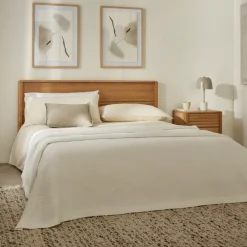 Kave Home Bedden & Boxsprings|Bed Lenon Eikenhout Naturel