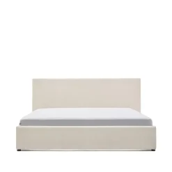 Kave Home Bedden & Boxsprings|Bed Nahiri Chenille, kleur Beige