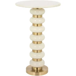 Richmond Interiors Ronde Bijzettafel|Bijzettafel Barbara Marmer