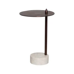 Richmond Interiors Ronde Bijzettafel|Bijzettafel Barron Marmer, 37cm