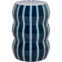 Richmond Interiors Ronde Bijzettafel|Bijzettafel Boyd 33cm Blauw
