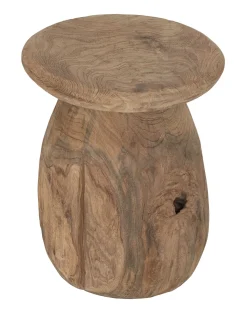 MUST Living Ronde Bijzettafel|Bijzettafel Bromo Teakhout, Ø35cm